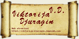 Viktorija Đuragin vizit kartica